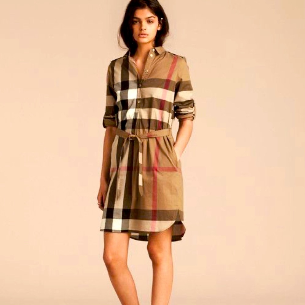 Authentic Burberry dress. It’s from Beverly Hills Burberry store.